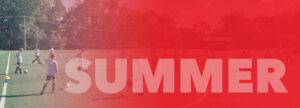 Banner for summer soccer camp